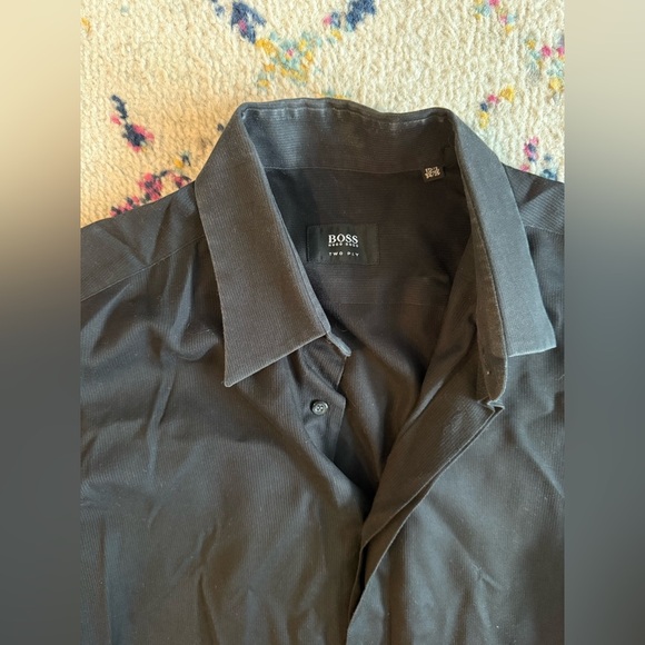 Hugo Boss Black Button Down Two Ply Dress Shirt - Picture 3 of 4